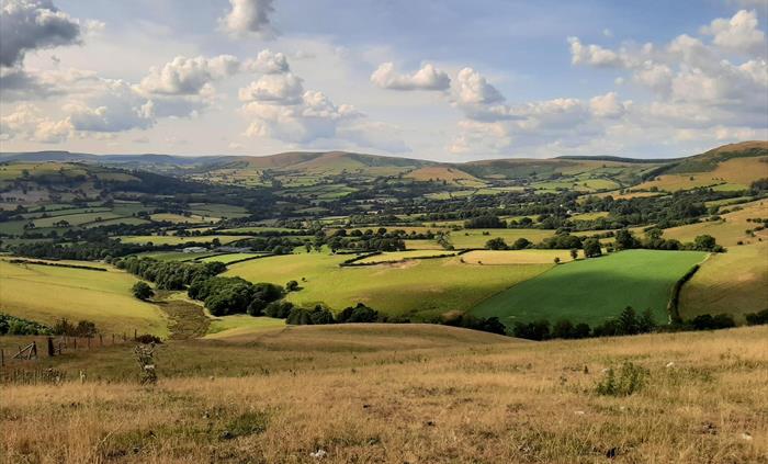 The Lon Farm is set in a valley 4 miles from the nearby town of Rhayader.